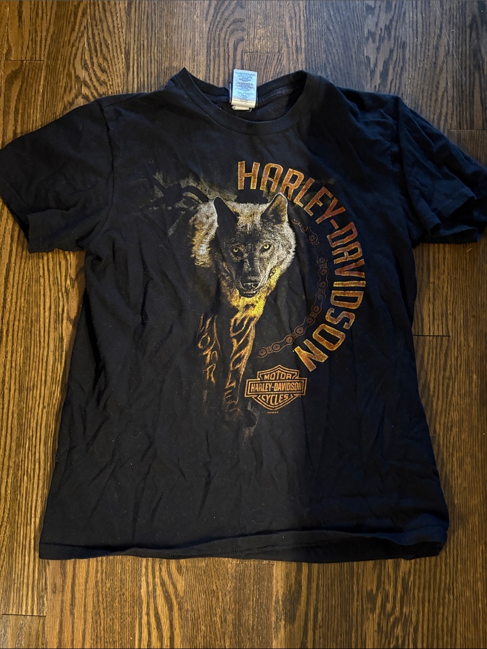 Harley Davidson T-Shirt Wolf Washington, DC